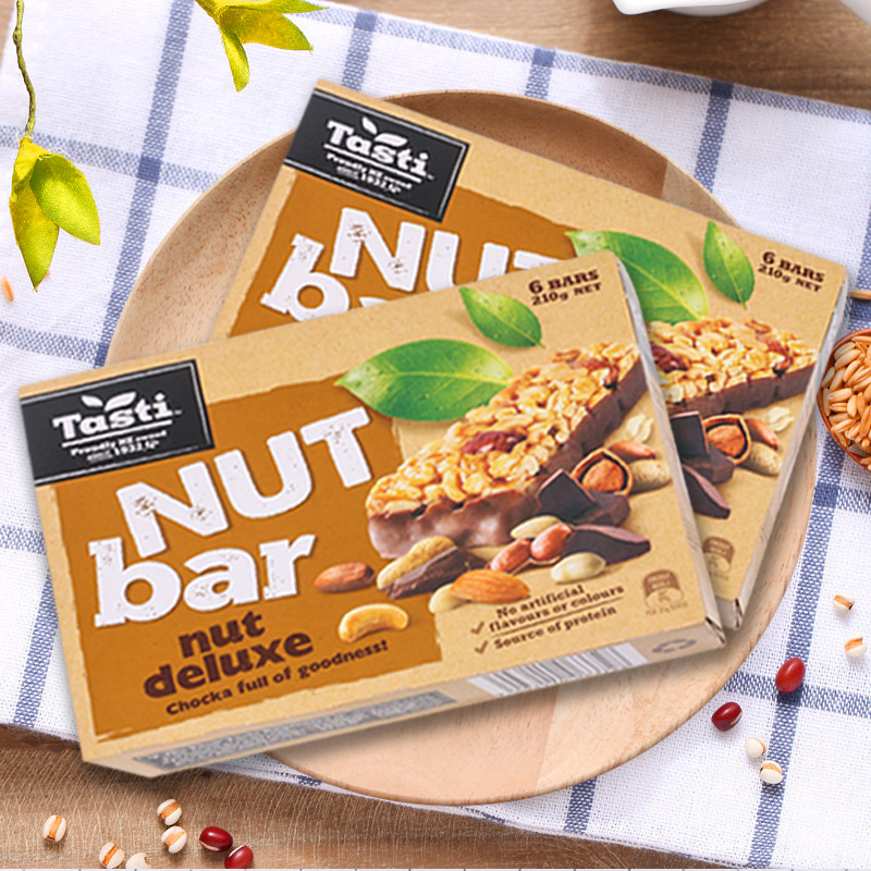 Tasti chocolate nut energy bar Deluxe Version 210g_福图喜纳FOOD2CHINA